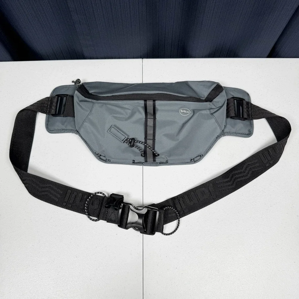 Janji Multipass Sling Bag Gray 2L Running Fanny Pack Crossbody Waist Bag Ripstop